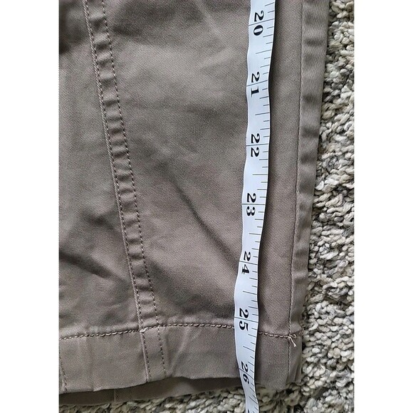 Ingrid & Isabel Over The Belly High-Rise Brown Maternity Pants Barrel XXL NWT - Picture 10 of 16